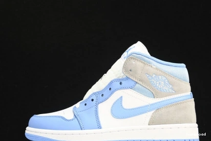 Hyperoad Blue 1 University  Mid NIKE AIR Grey JORDAN 0715